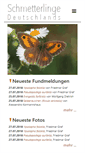 Mobile Screenshot of lepidoptera.de