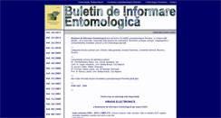 Desktop Screenshot of entobuletin.lepidoptera.ro