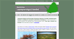 Desktop Screenshot of lepidoptera.ro